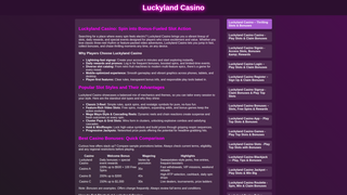 Thumbnail of play-luckylandcasino.com