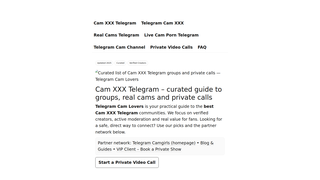 Thumbnail of telegramcamlovers.com