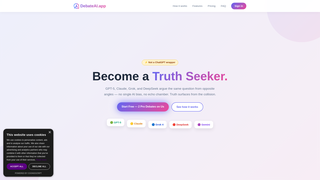 Screenshot of debateai.app