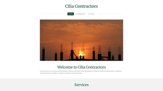 Thumbnail of ciliacontractors.com