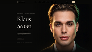 Screenshot of klaussoares.com