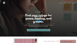 Thumbnail of refugeinhealing.com