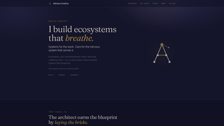 Screenshot of adrianostudios.com