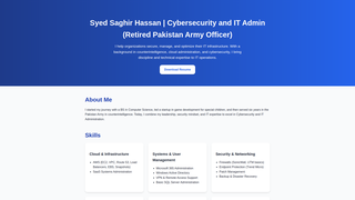 Thumbnail of syedsaghir.com