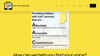 Thumbnail of findyourvoiceaac.com
