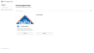 Thumbnail of findtherightroofer.com