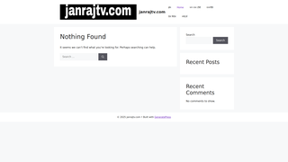 Thumbnail of janrajtv.com