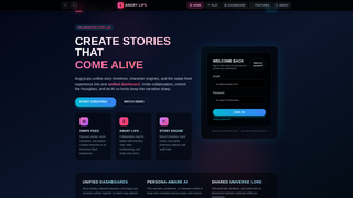 Screenshot of angrylips.com