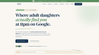 Screenshot of homecareseoagency.com