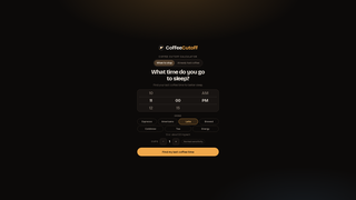 Screenshot of coffeecutoff.com