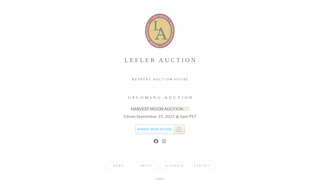 Thumbnail of leflerauction.com