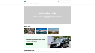 Thumbnail of wearetanzania.com