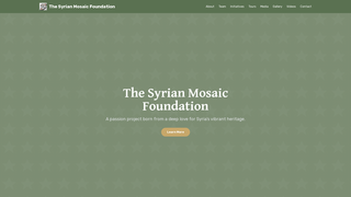 Thumbnail of syrianmosaicfoundation.org
