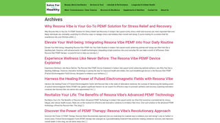 Thumbnail of solveforhealthy.com