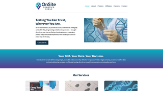 Thumbnail of onsite-genetics.com