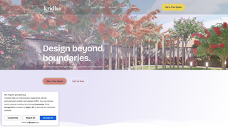 Thumbnail of kridhadesignspaces.com