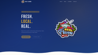 Screenshot of realflavorsfood.com