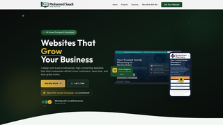Screenshot of saadiwebdesign.com