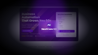 Screenshot of nextcorebd.com