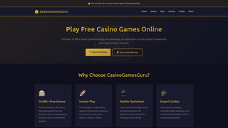 Thumbnail of casinogamesguru.com