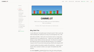 Screenshot of cammelot.org