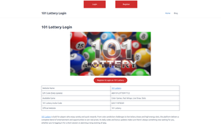 Thumbnail of 101loottery.com