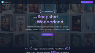 Screenshot of yardstyling.com