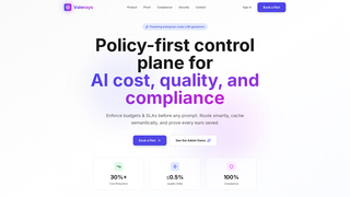 Screenshot of valensys.ai