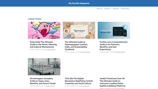 Thumbnail of mynoodlemagazine.com