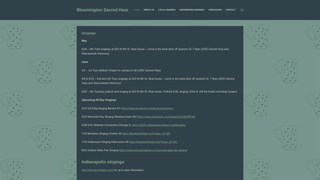 Screenshot of bloomingtonsacredharp.com