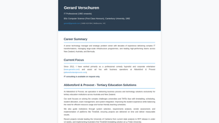 Thumbnail of gerardverschuren.com