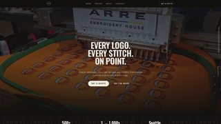 Screenshot of arreembroidery.com