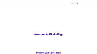 Thumbnail of riddleedge.com