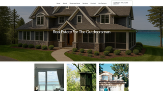 Screenshot of realestatefortheoutdoorsman.com