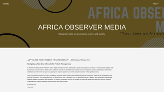 Thumbnail of africaobservermedia.org