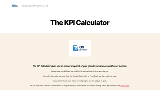 Thumbnail of kpi-calculator.com