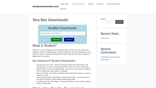 Thumbnail of teraboxdownloder.com