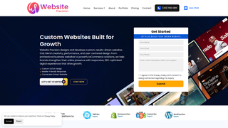 Screenshot of websiteprecision.com