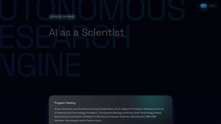 Thumbnail of ai-as-a-scientist.org