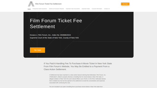 Thumbnail of filmforumticketfeesettlement.com