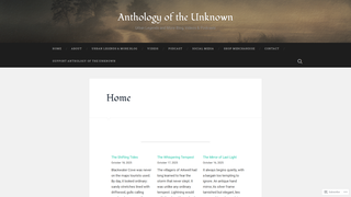 Thumbnail of anthologyoftheunknown.com