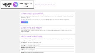 Thumbnail of geekbarcoupons.com