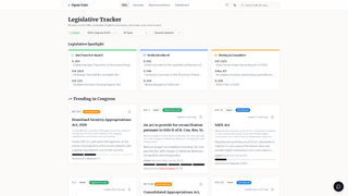 Screenshot of openvote.ai