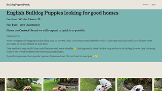 Thumbnail of bulldogpepperpatch.com