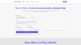 Thumbnail of wan2video.com