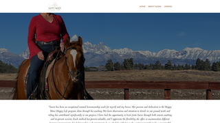 Screenshot of hightailhorsemanship.com