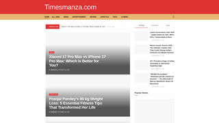 Thumbnail of timesmanza.com