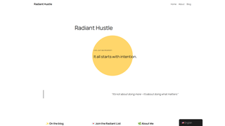 Thumbnail of radianthustle.com