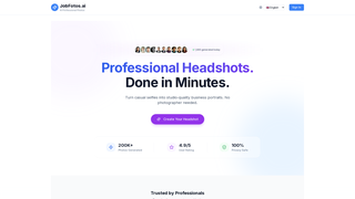 Screenshot of jobfotos.ai