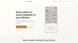 Thumbnail of foodlabel-app.com